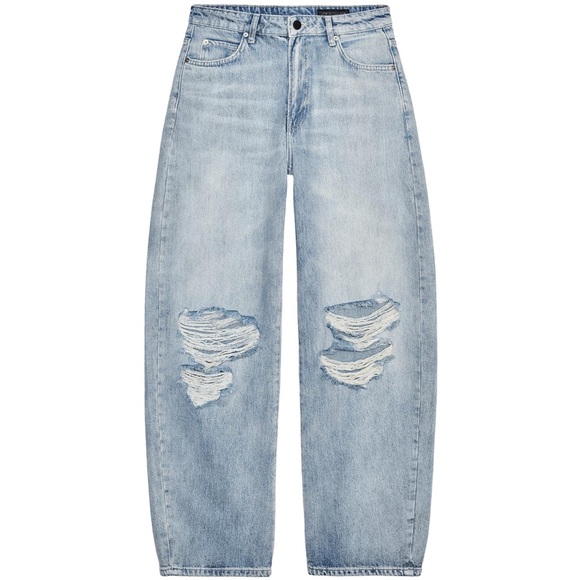 ZW COLLECTION BARREL HIGH WAIST JEANS - Picture 1 of 2